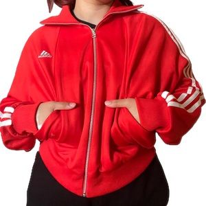 SUPER RARE JAPANESE RED ADIDAS SPORTS JACKET.
